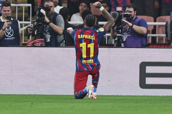 Raphinha is playing better and better in Barcelona colors. Photo: AFP