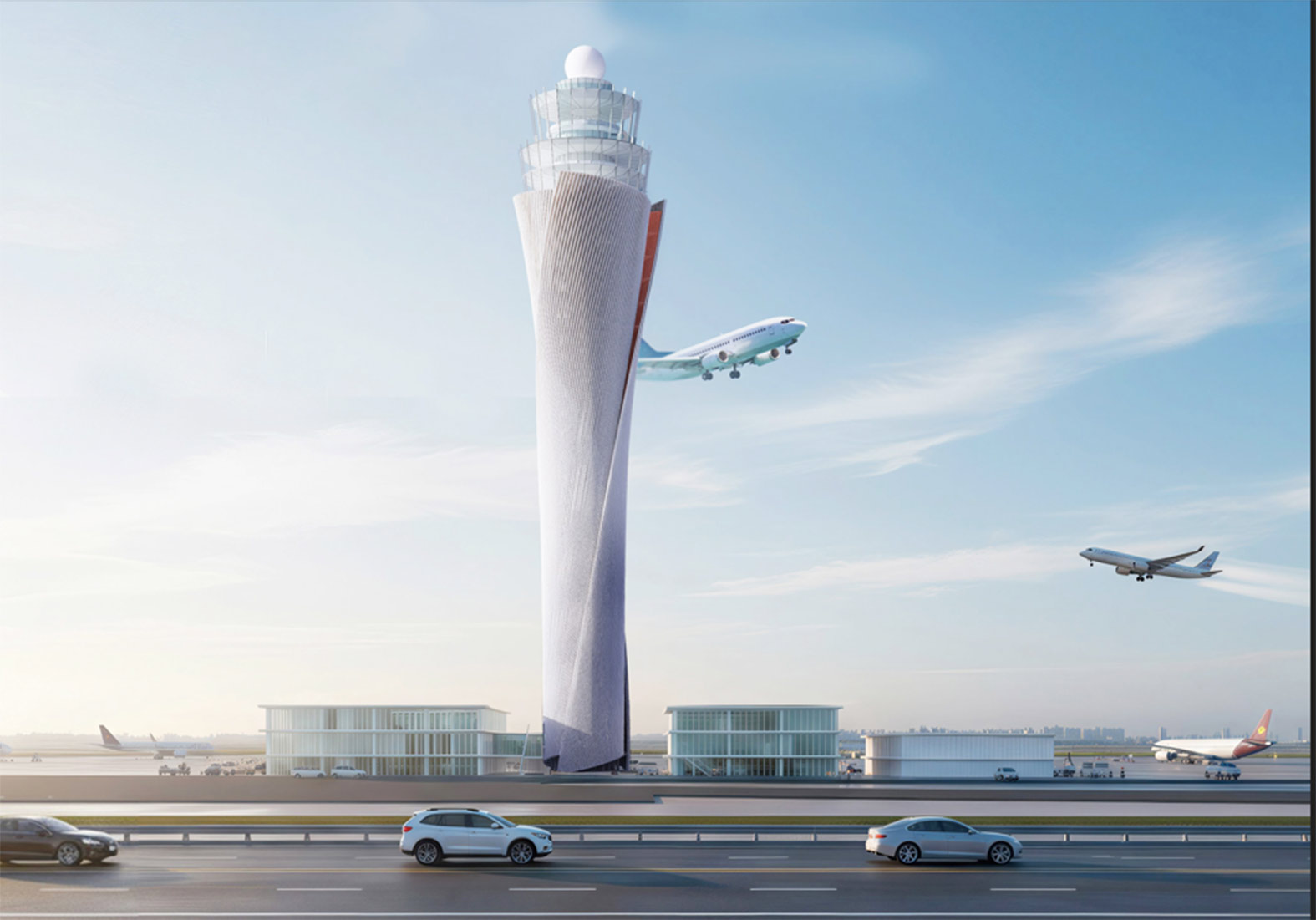 Air traffic control tower. Photo: Masterise