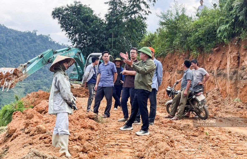 Tuyến đường giao thông nông thôn tại xã Bát Xát đang được triển khai, góp phần hoàn thiện hạ tầng vùng cao. Ảnh Quang Phấn (chụp tháng 9.2026)