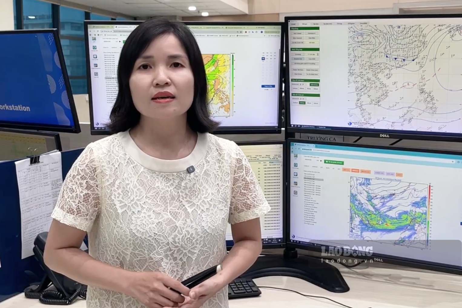 Theo bà Lê Thị Hồng Vân, nền nhiệt Bắc Bộ duy trì xu hướng giảm đêm nay và ngày mai 11.9. Ảnh: Quỳnh Hương
