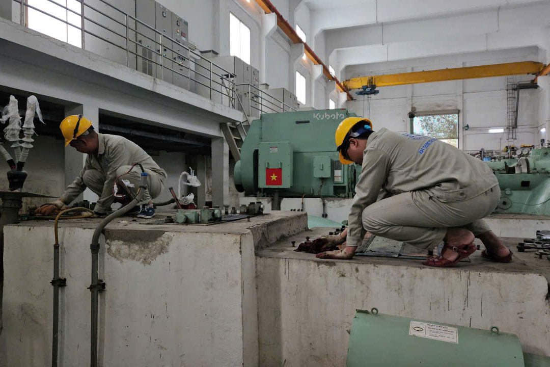 Trạm bơm Yên Sở, Xí nghiệp Quản lý Cụm công trình đầu mối Yên Sở. Ảnh: Công ty TNHH Một thành viên Thoát nước Hà Nội