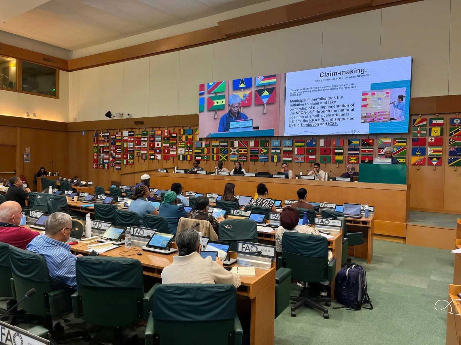 Vietnam Fisheries Union attends the 2026 small-scale high-level fisheries conference in Rome, Republic of Italy. Photo: Provided by Vietnam Fisheries Union.