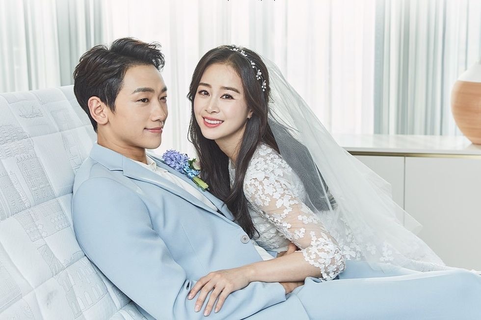 Kim Tae Hee and Bi Rain got married in early 2017. Photo Lotte