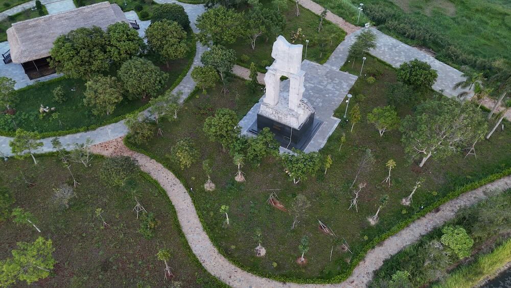 Green trees die, grow weakly. Photo: Nguyen Luan