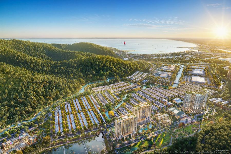 Bach Van opens up a vibrant residential area with stream, lake and community utility landscapes interwoven. Photo: Vinhomes