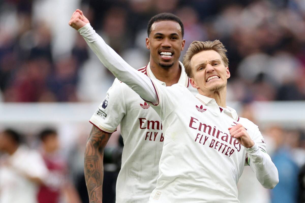 Martin Odegaard vẫn xứng đáng là thủ lĩnh của Arsenal. Ảnh: AFP
