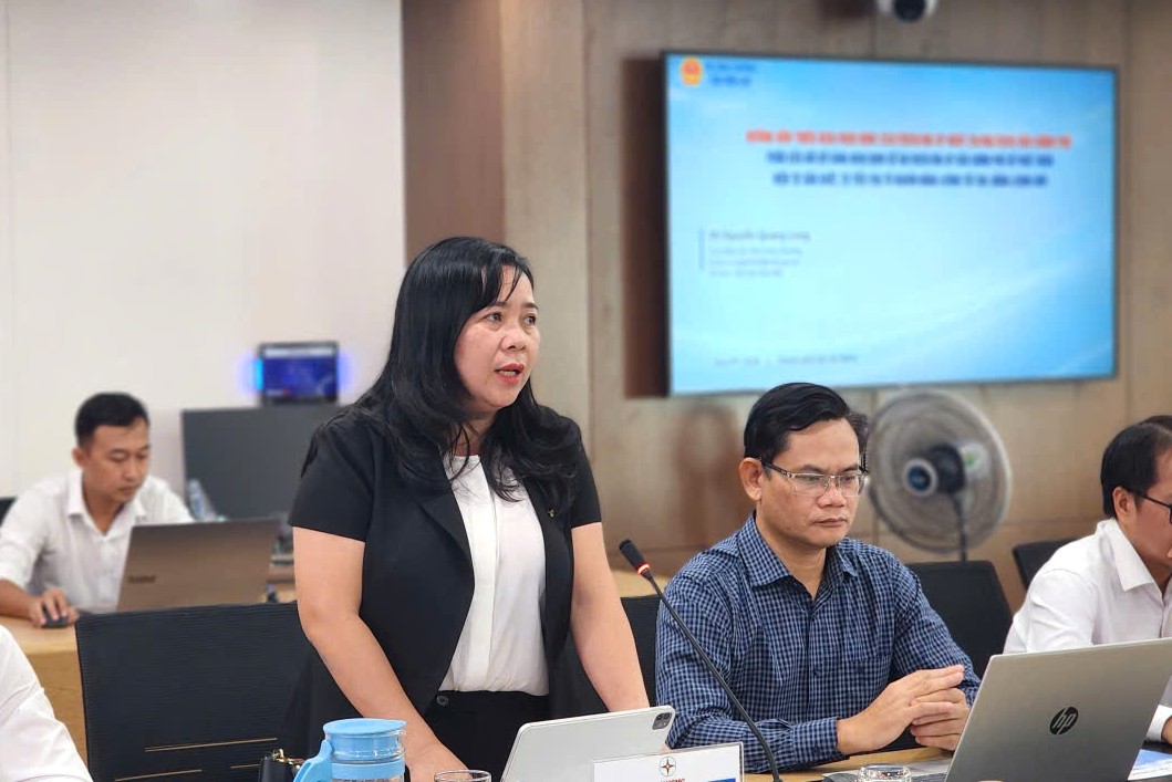Bà Nguyễn Thị Kim Ngọc - Phó Giám đốc Sở Công Thương TPHCM - đánh giá cao vai trò của EVNHCMC trong phát triển nguồn cung điện. Ảnh: EVNHCMC cung cấp.