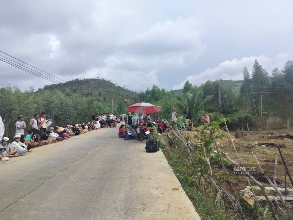 Scene of the accident that killed the female student. Photo: Minh Nguyen