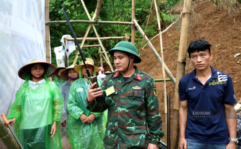 Người dân được hướng dẫn di chuyển đến nơi an toàn khi xảy ra thiên tai. Ảnh: Đinh Đại (chụp ngày 10.9) 