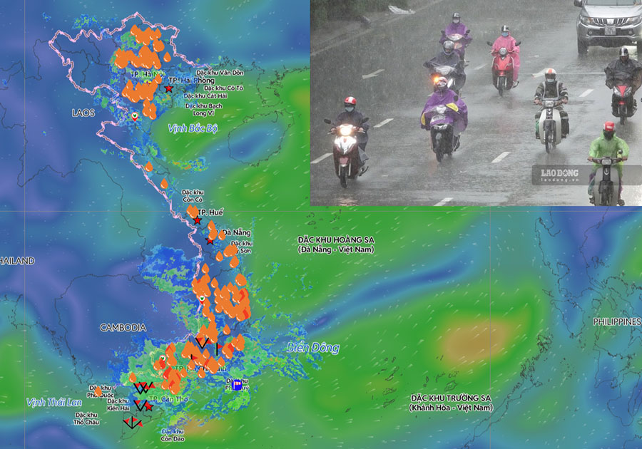 Risk of tropical depression coming soon in the East Sea, forecast of heavy rain in the area