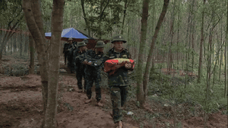 8 martyrs' remains have been found in Bai Dinh village. Photo: Quang Tri Provincial Military Command