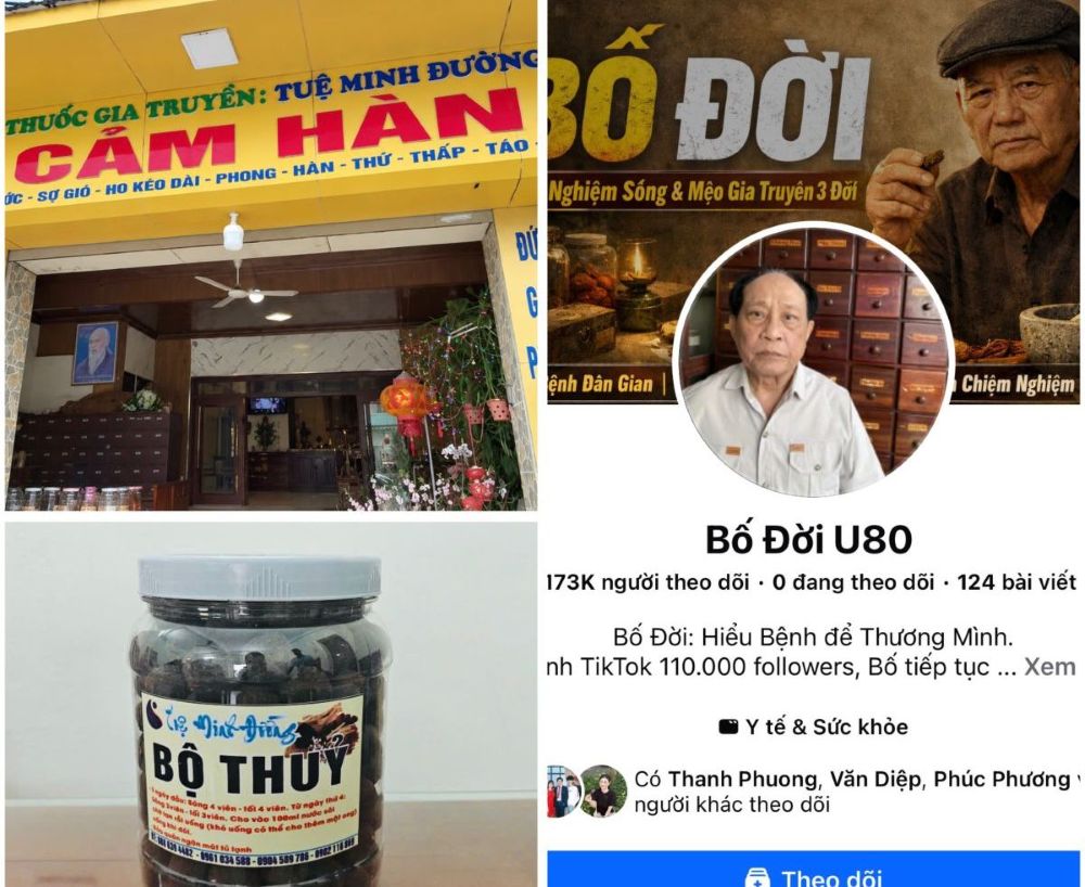 Công an Thanh Hóa tìm bị hại liên quan việc mua thuốc tại Câu lạc bộ Tuệ Minh Đường. Ảnh: Công an Thanh Hóa