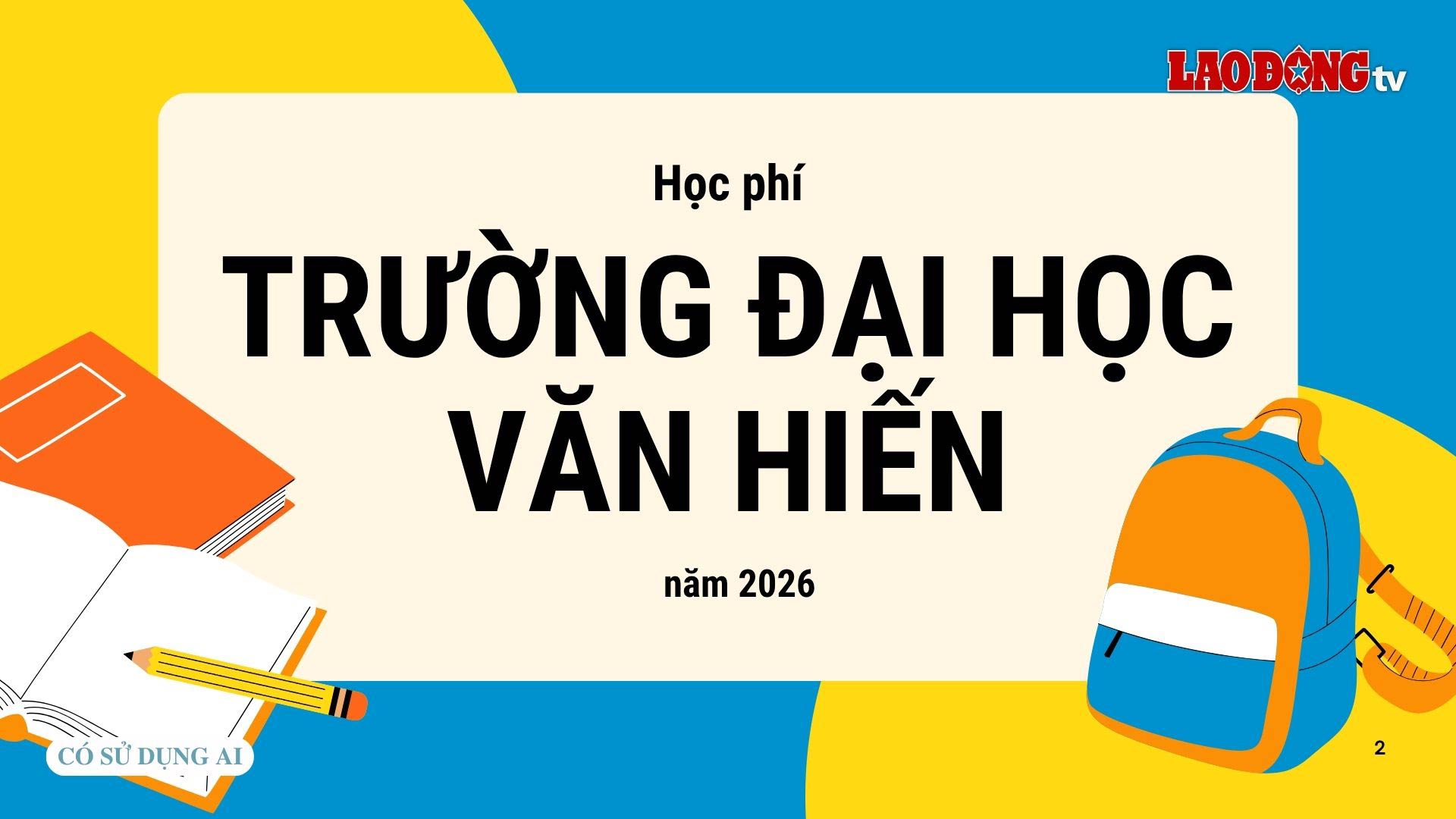 Frais de scolarité de l'université Van Hien en 2026