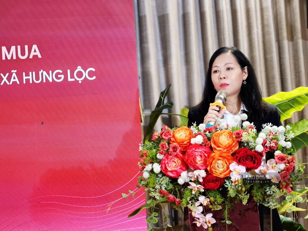 Đại diện chủ đầu tư dự án phát biểu tại sự kiện. Ảnh: Quang Đại