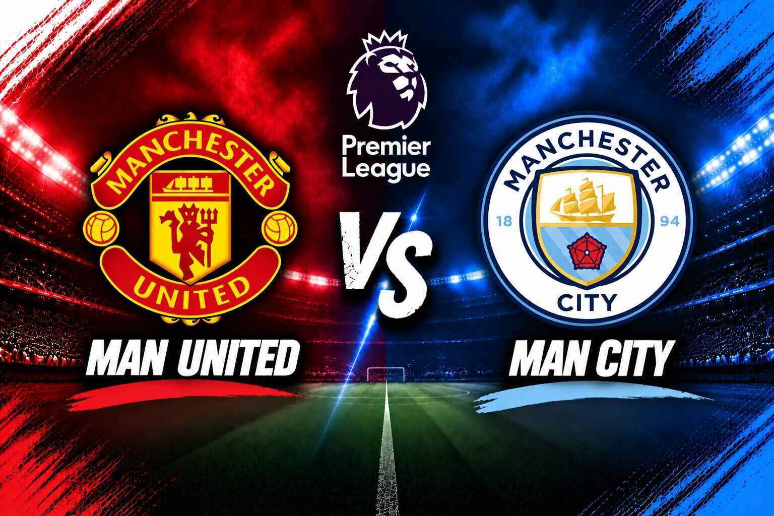 Prediction of Man United vs Man City score in the Premier League. Graphics: Van An