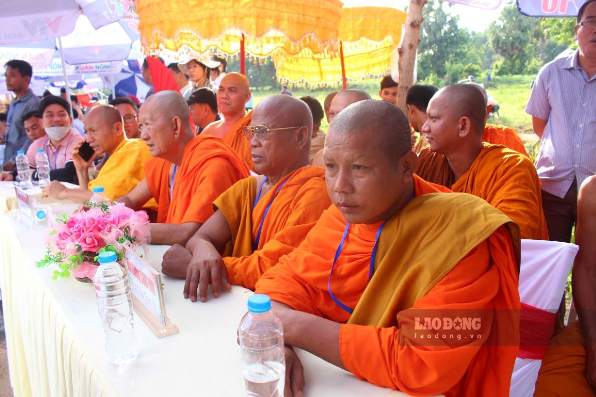 Sự kiện có sự chứng kiến của nhiều Hòa thượng, Thượng tọa... tại các chùa trong khu vực. Ảnh: Thanh Mai (Ảnh chụp ngày 13.9.2026)