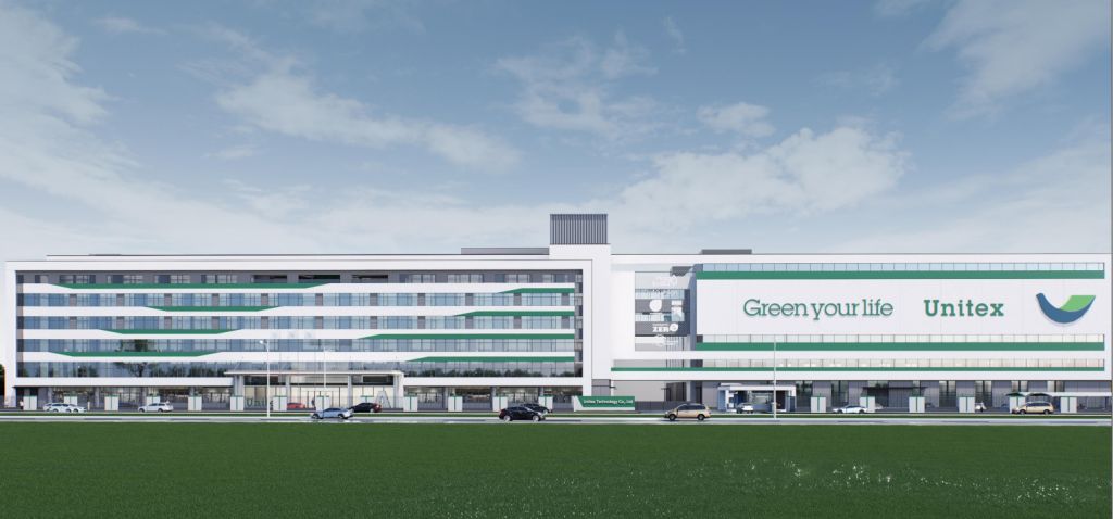 Perspectiva del proyecto de la Fábrica de Producción de Tejidos de Alta Gama Unitex Vietnam que se construirá en el Parque Industrial Du Long en el futuro cercano. Foto: BQL KKT&KCN Khánh Hòa