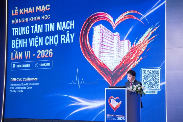ThS.BS.CKII Lý Văn Chiêu cho rằng, suy tim là đích cuối cùng của nhiều bệnh lý thường gặp. Nếu không kiểm soát tốt các yếu tố nguy cơ. Ảnh: Bệnh viện Chợ Rẫy cung cấp