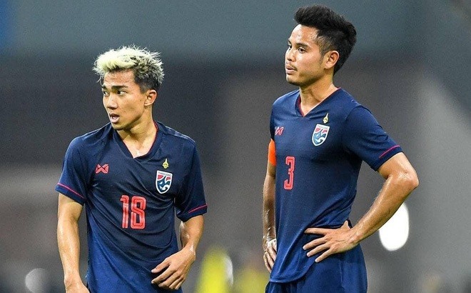 Chanathip (left) and Bunmathan are named in the preliminary list of the Thai national team preparing for the FIFA ASEAN Cup. Photo: FAT