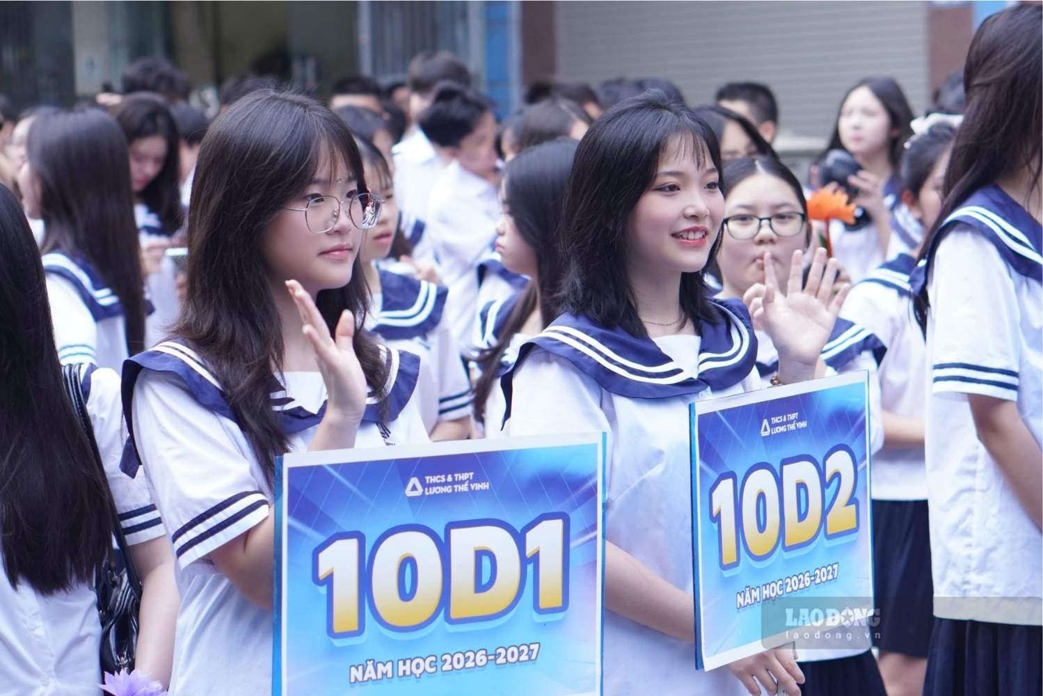 Từ năm học 2026 - 2027, học sinh Hà Nội từ lớp 1 đến 12 sẽ được học nội dung cốt lõi về trí tuệ nhân tạo (AI). Ảnh: Văn Cương (chụp tháng 9.2026)