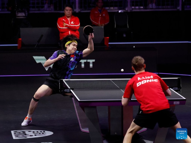 Wang Chuqin es el mejor jugador de tenis de mesa de China en los ASIAD 20 (imágenes del WTT US Smash de julio de 2026). Foto: Xinhua