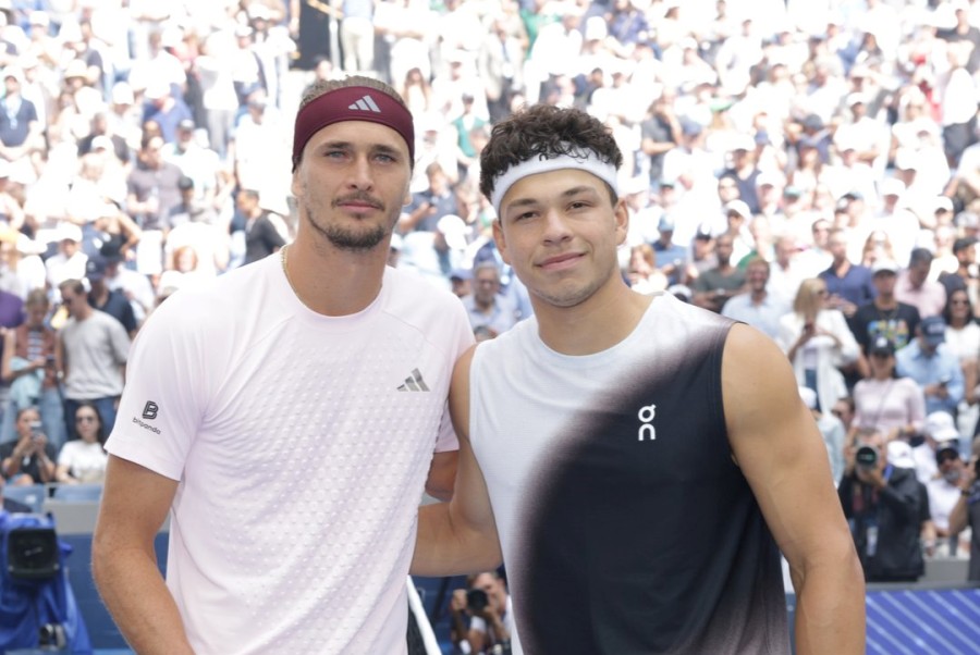 After the US Open, Alexander Zverev and Ben Shelton have the opportunity to reunite at the Laver Cup. Photo: US Open