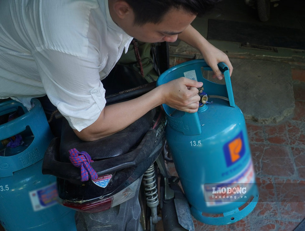 Retail gas prices at the Petrolimex gas system today (September 14) are stable after the price adjustment period on September 1. Photo: Song Anh (taken on September 6, 2026)