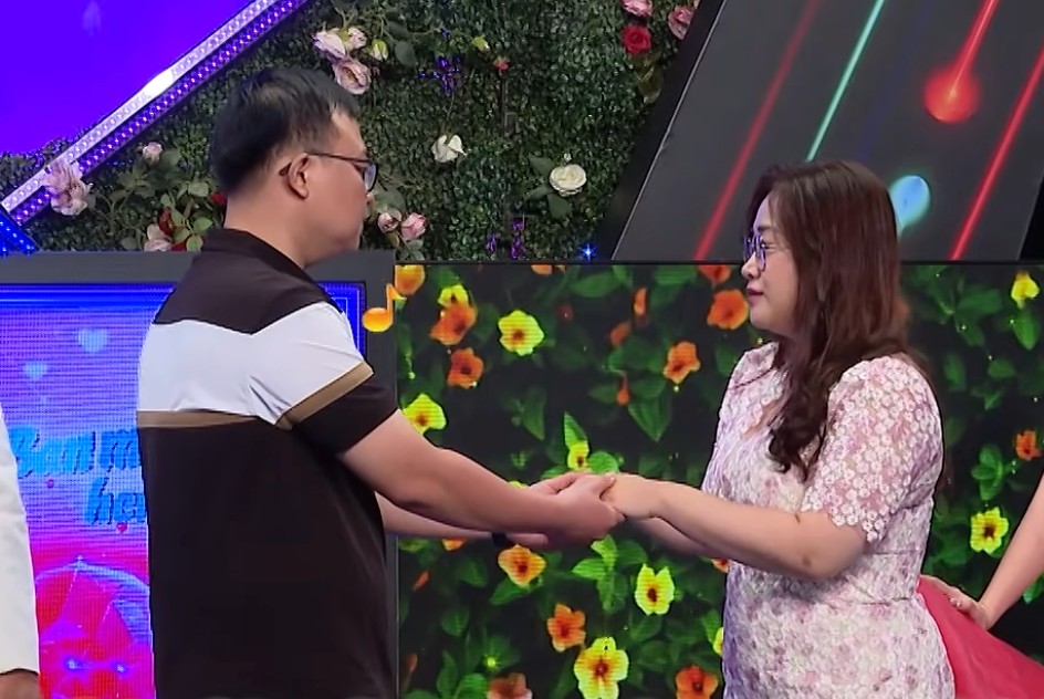 The couple at the dating show. Photo: MCV.