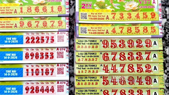 Kết quả xổ số miền Nam (XSMN) được cập nhật vào lúc 16 giờ 15 phút. Ảnh: Hà My
