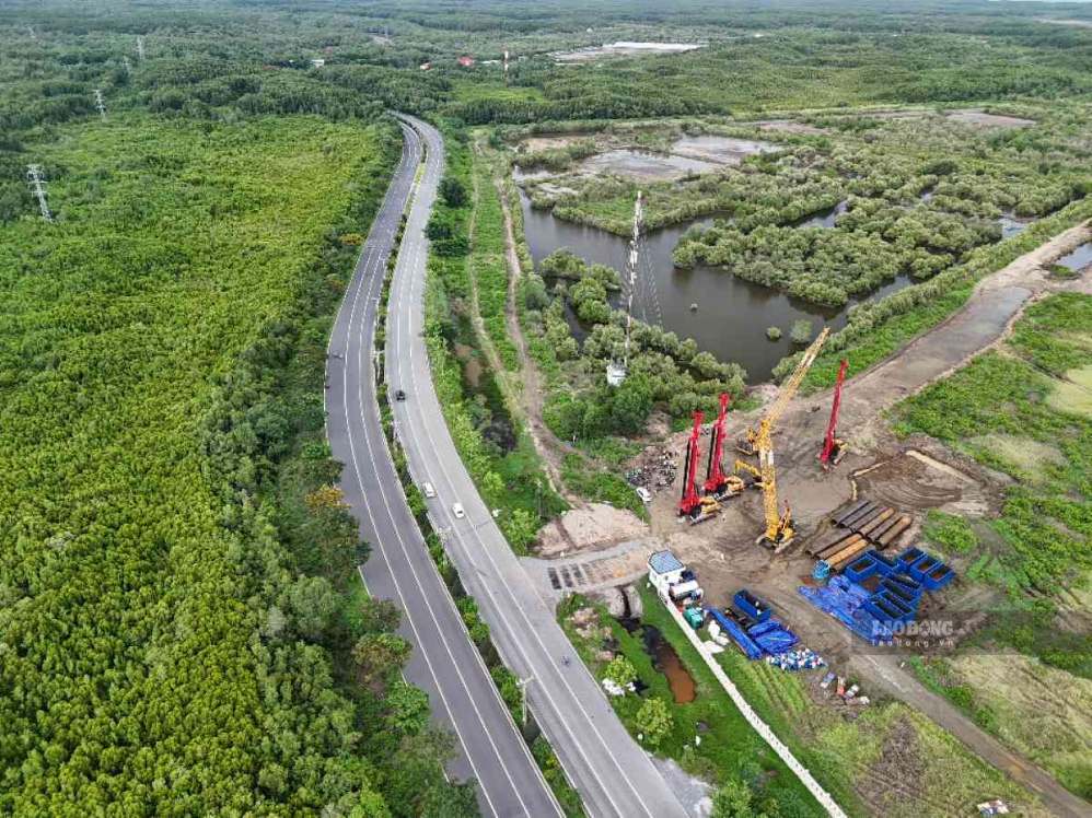 Ho Chi Minh City coastal road will connect with Rung Sac road. Photo: Anh Tu (taken in 2026)