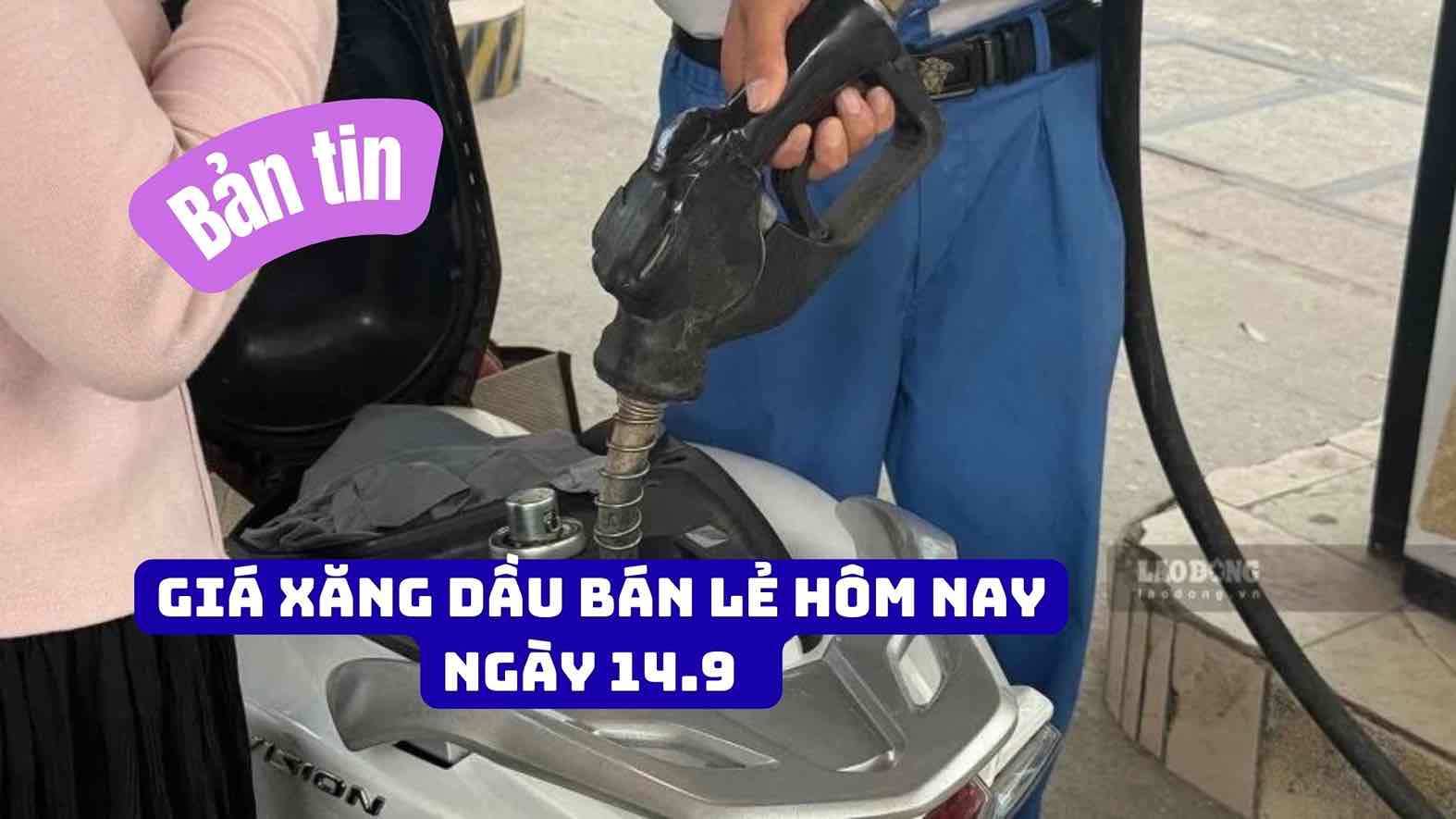 Les prix de détail de l'essence et du pétrole aujourd'hui 14 septembre sont appliqués conformément à l'ajustement des prix du 10 septembre. Photo: Song Anh (prise le 7 septembre 2026)