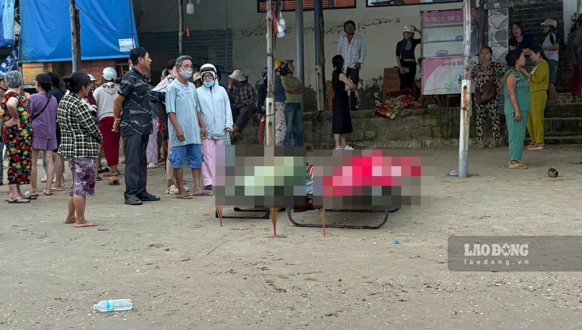 2 nạn nhân đuối nước tử vong. Ảnh: Duy Tuấn 