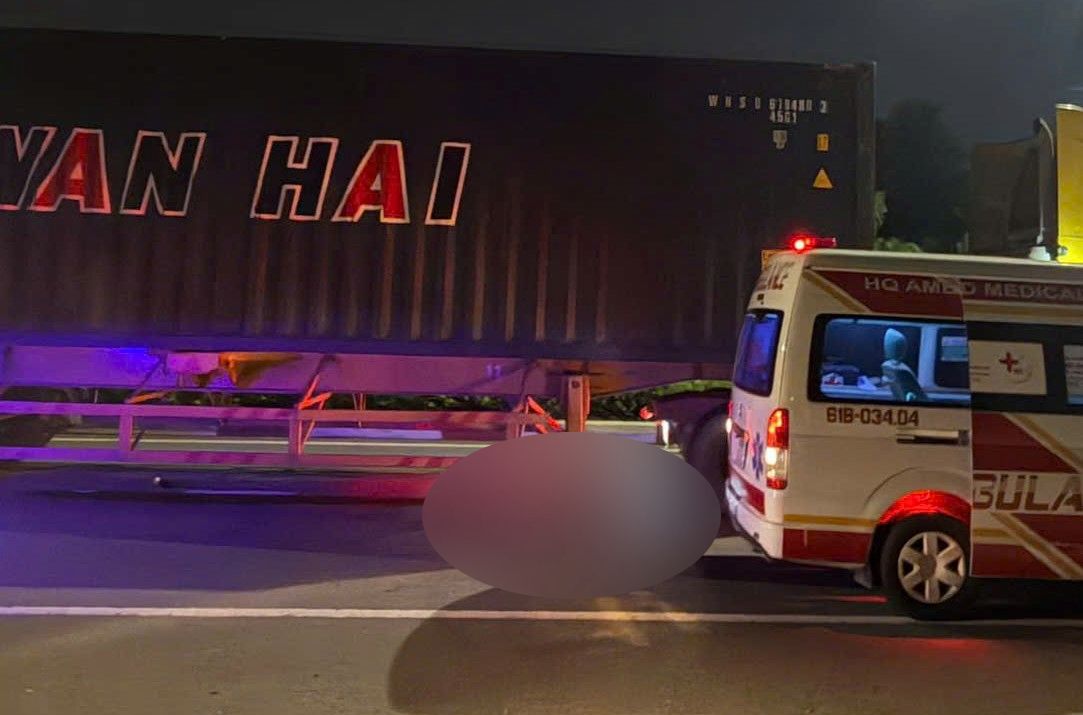 Hiện trường vụ tai nạn. Ảnh: Bạn đọc cung cấp