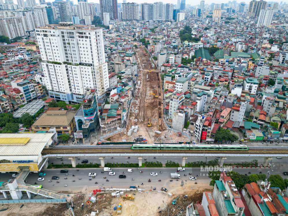 Ring Road 2.5 project section passing through Thanh Xuan ward (Hanoi), September 2026. Photo: Song Huu