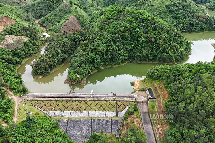 Dien Bien province is about to have a reservoir with a capacity of 5 million m3. Photo: Quang Dat (taken in May 2026).