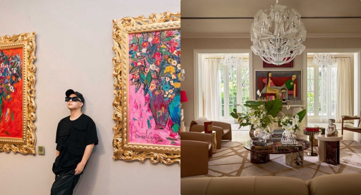 Designer Do Manh Cuong shows off living space. Photo: Artist provided