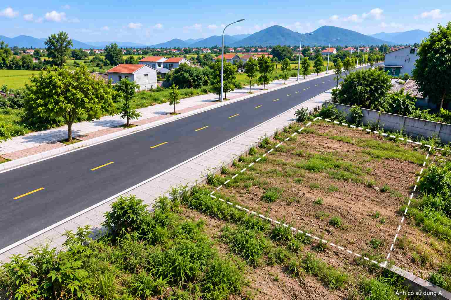 The Ministry of Agriculture and Environment answers the case where the red book does not show the existing traffic road. Photo: AI
