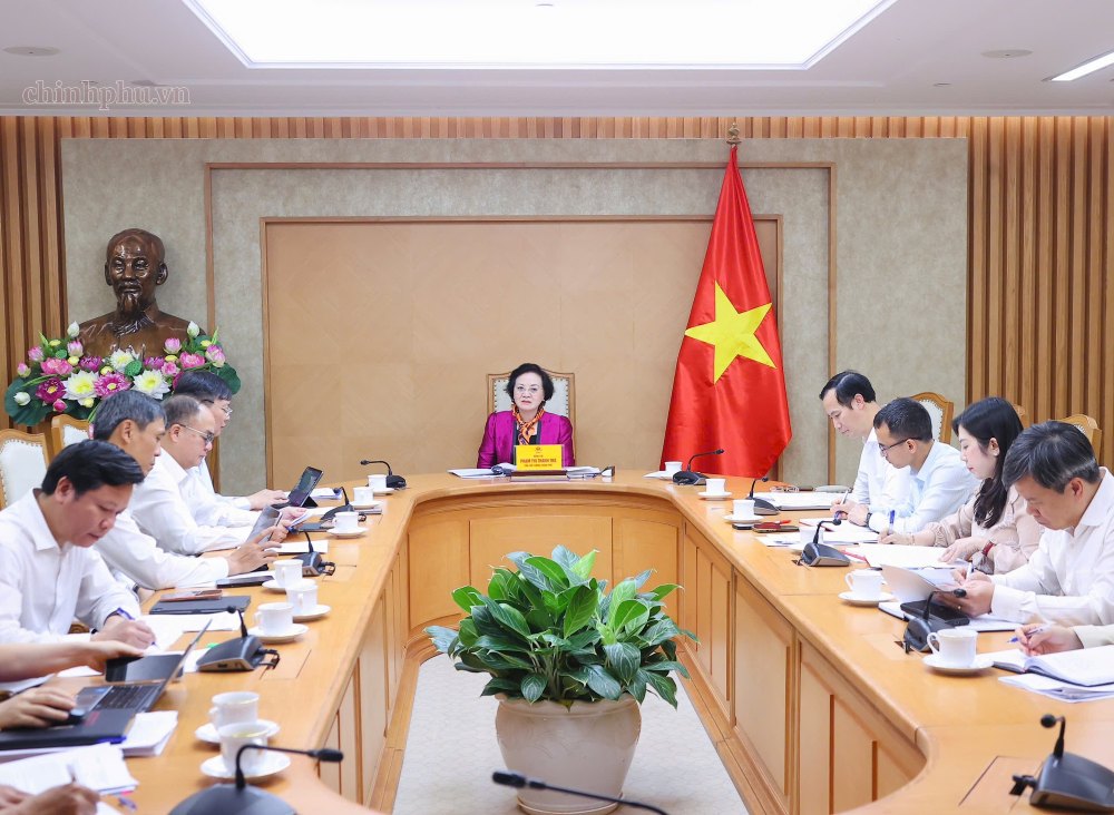 Quang cảnh cuộc làm việc. Ảnh: chinhphu.vn/Thu Giang