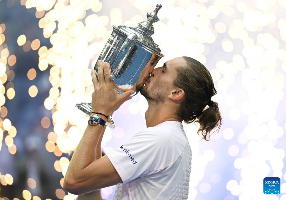 Zverev champion de l'US Open 2026. Photo: Xinhua