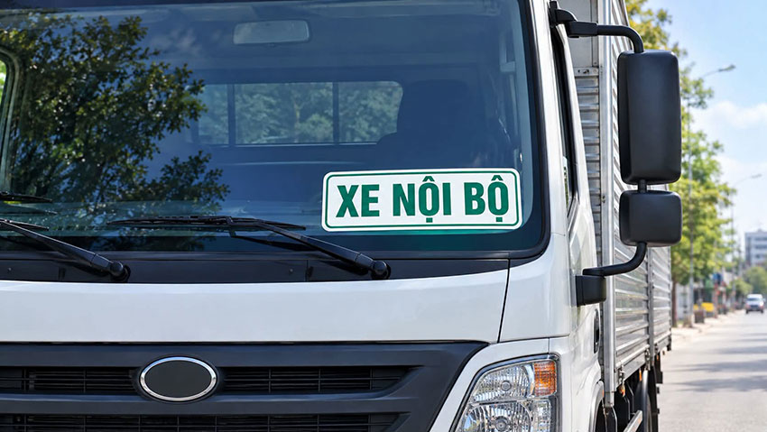 Cục Cảnh sát giao thông thông tin về phương tiện xe nội bộ. Ảnh: Cục CSGT