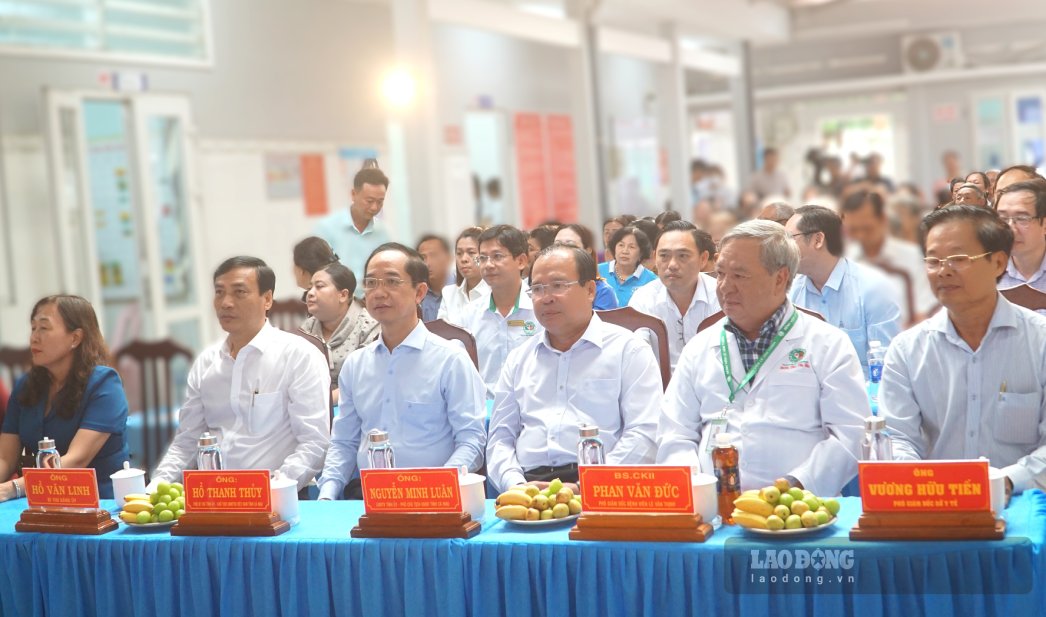 Lãnh đạo tỉnh Cà Mau tham dự lễ phát động (ảnh chụp ngày 15.9.2026). Ảnh: Nhật Hồ.
