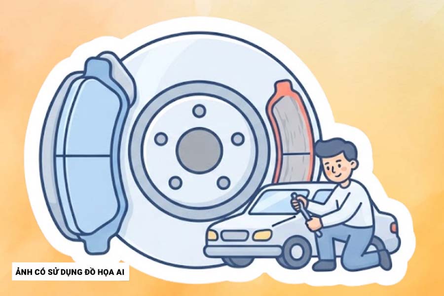 Uneven brake pads, a warning sign of problems in car brake clusters