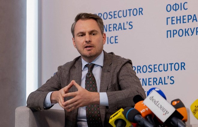 Ukrainian Prosecutor General Ruslan Kravchenko, July 23, 2025. Photo: AFP