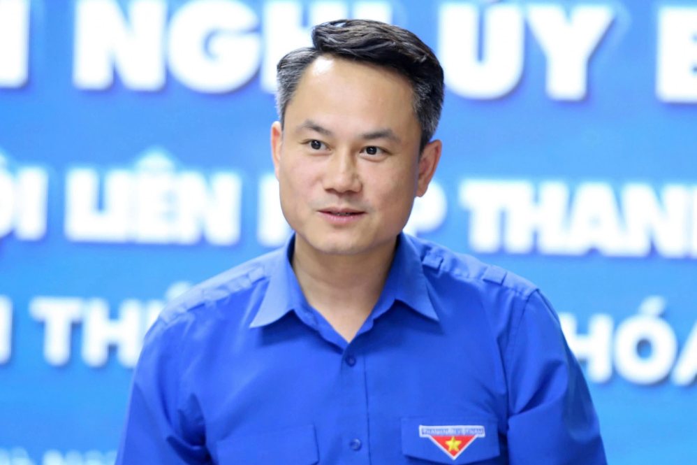 Mr. Nguyen Kim Quy, Chairman of the 9th Central Committee of the Vietnam Youth Federation, term 2024-2029. Photo: Dang Hai