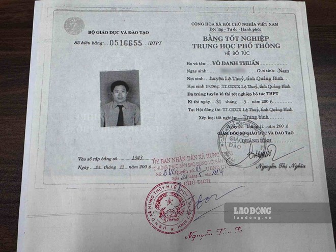 Sở GDĐT Quảng Trị xác định có sai sót trong vụ cán bộ học lớp 10 khi chưa tốt nghiệp THCS
