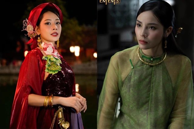 Chi Pu, Ky Duyen. Photo: Film crew Sisters and Sisters 3.
