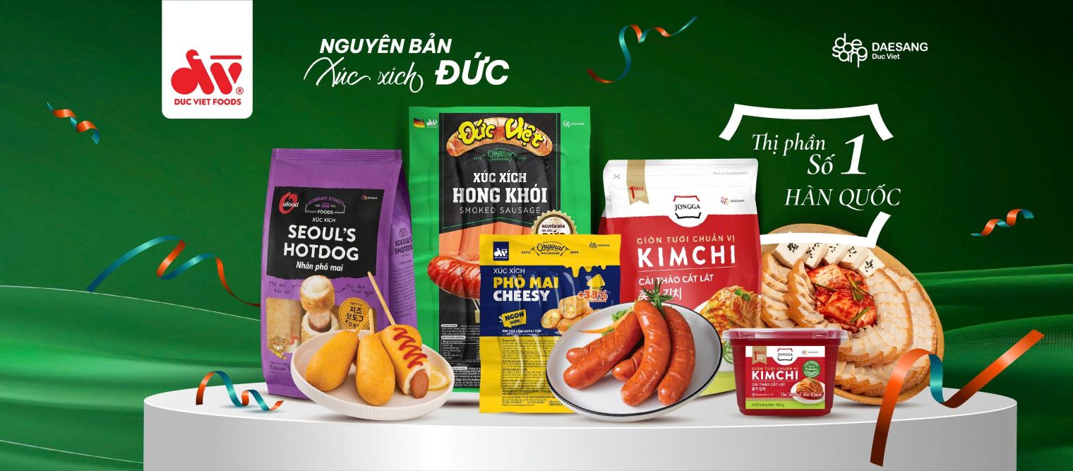 Daesang Đức Việt sở hữu danh mục với hơn 100 sản phẩm. Ảnh: Đức Việt