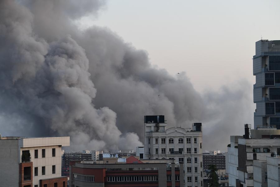 Smoke rises after an explosion in Tehran, Iran, March 6, 2026, amid US-Iran tensions. Photo: Xinhua