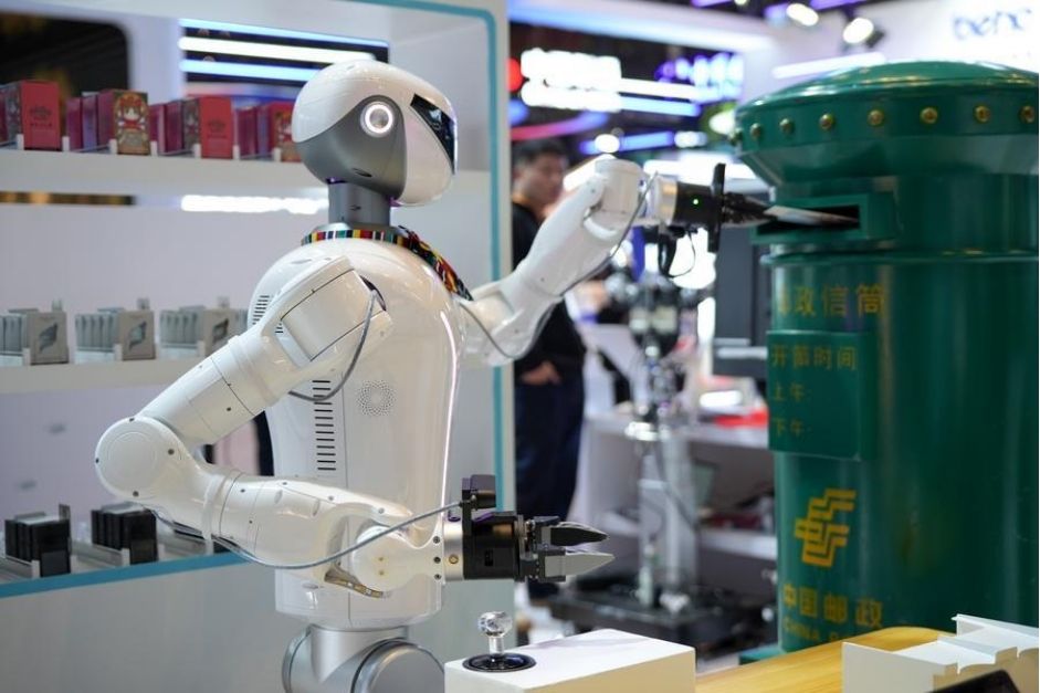 Chinese service robots and human-shaped robots are displayed at the China International Service Trading Fair (CIFTIS) 2026 taking place on January 9-13. 9. Photo: Xinhua