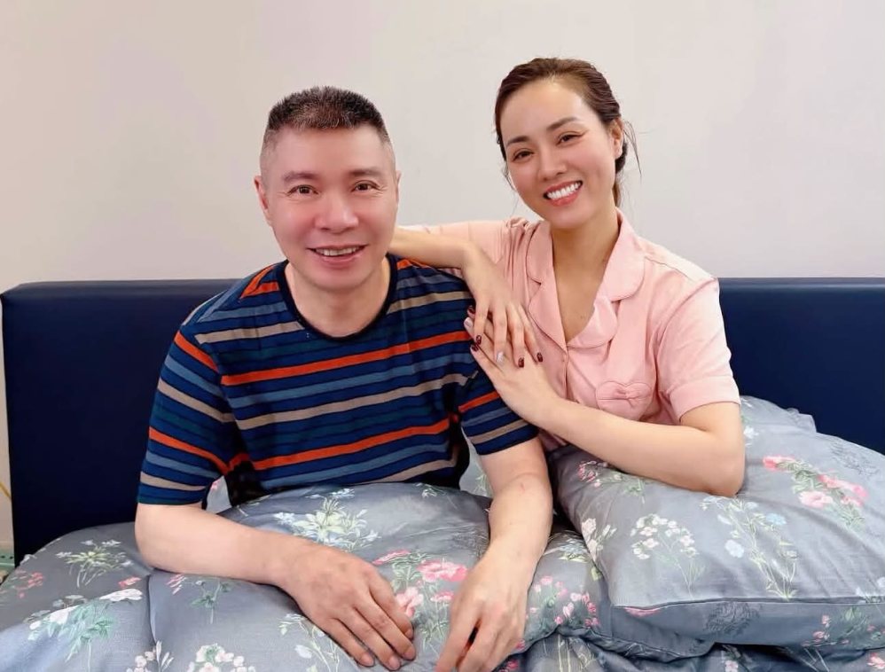 People's Artist Cong Ly and his wife Ngoc Ha. Photo: Character provided